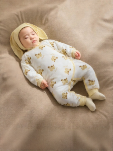 SHI YUE JIE JING | Thermal Cotton Sun-infused Baby Onesie