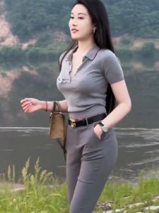 เสื้อยืดคอกลมแขนสั้นผู้หญิงสไตล์สปอร์ตสบายๆ ฤดูร้อนใหม่ เสื้อผ้าทำงานคอตตอนผสมโพลีเอสเตอร์ ทรงหลวม แฟชั่นลำลอง