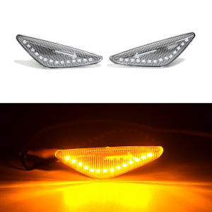2PCS Side Marker Lamp Dynamic LED Turn Signal Light For BMW X5 E70 X6 E71 E72 X3 F25