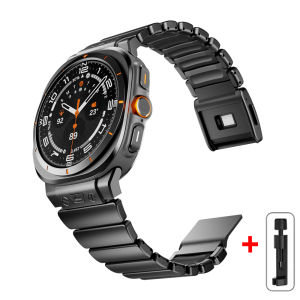 Luxury Metal Band for Samsung Galaxy Watch Ultra 2 7 2025 47mm Magnetic Fashion Men Bracelet for Galaxy Ultra watch band