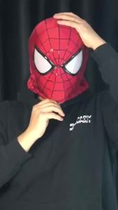 Bandai | Spider-Man Headgear With Movable Eyes Cool Cosplay Accessory Manual Amazing Mask Gift For Festivals Party Display