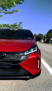 Perodua Myvi 2018-2022 NOT FOR FACELIFT Ready Cut Honeycomb Grill Full Set Top Bottom