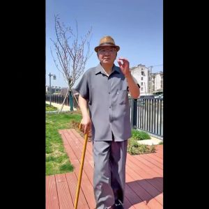 Bộ đồ nam trung niên Thái Khang bộ đồ cho bố mặc nhà vải lụa mềm co giãn BO18