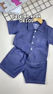 Setelan Kemeja Anak ORSOU 1-5 Tahun / Baju Anak Berkualitas