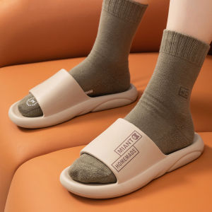 รองเท้าแตะ EVA สวมใส่ในบ้านสำหรับคู่รัก รองเท้าแตะแบบสวมสำหรับผู้ชายและผู้หญิงในฤดูร้อน รองเท้าแตะแบบสวมใส่สบายสำหรับใช้ในบ้าน