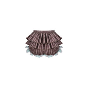 ชุดแฟชั่นฤดูร้อนสีเขียวมิ้นต์ลายทางแขนสั้นพร้อมเสื้อคลุมกันหนาวและกระโปรงทรงเค้ก ชุดแฟชั่นสองชิ้นสำหรับผู้หญิงวัย 18-25 ปี