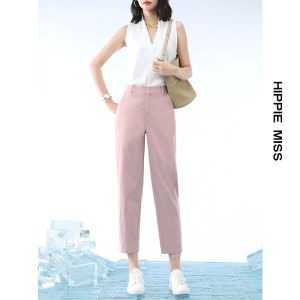 HIPPIE MISS | Hippie Casual Comfortable Office Ladies Tapered Pants