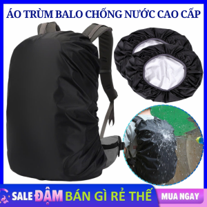 Áo Trùm Balo  Áo Mưa  Túi Trùm Balo Đi Mưa Chống Thấm Nước  Chống Bụi Bẩn Tiện Lợi ( 35L - 45L ) - Túi Bọc Cho Balo Chống Mưa Đi Xe Máy / Bao Che Phủ Balô