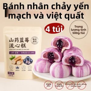 LIANGQINBAODOU | Bánh Lava Dâu Tây Biển Khoai Môn Bọc Riêng Đúng Điệu Nhân Nổ