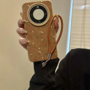 Sup&LV | Luxury Leather Phone Case For Huawei Mate70 Pro Womens New Model With Lanyard Anti-Fall Protection Soft Protective Cover