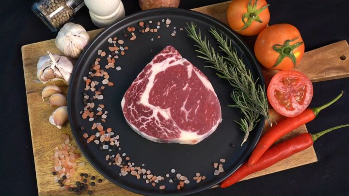 วากิวสเต็ก ออสเตรเลีย เนื้อริบอาย MB2-3 (180-220 g) เนื้อนำเข้า มี HALAL