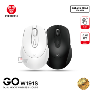 Fantech GO W191S Office Mouse Bluetooth Wireless W191 Silent Click Dual Mode Connection 2.4GHz + BT