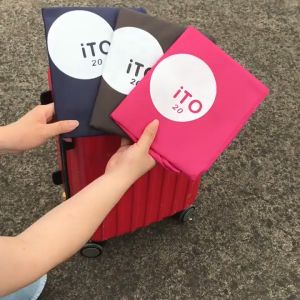 Sarung Koper Kain Penutup Kotak Troli Travel Dustproof  20/22/24/26/28 Inch