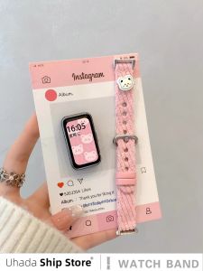 Uhada Cute Bear Smartwatch Band for Xiaomi Band 10 pro 9 pro 8 pro Men Women Replacement Strap Sports Fitness Tracker Wristband
