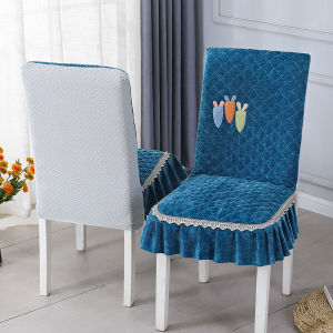 All-Inclusive Chair Cover New Model Integrated Backrest Seat Cushion Universal Four Seasons Luxury Sensation Dining Chair Cover