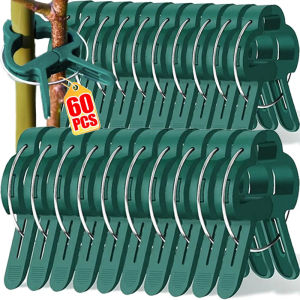 60Pcs Reusable Garden Plant Fixed Clips for Tomatoes Cucumber Climbing Plants Organizing Branch Vine Support Clip Supplies Wholesale