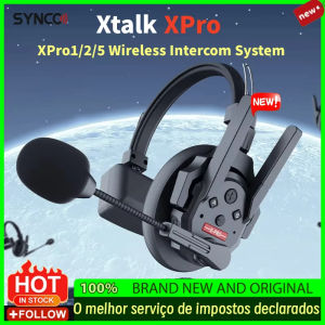 New! SYNCO Xtalk XPro Series X1 X2 X3 X4 X5 2.4G Full-Duplex Single-Ear Reduction Remote Wireless Intercom Headset 500m Transmission