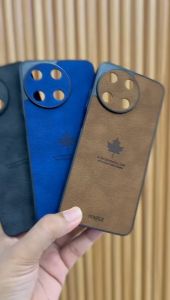 Maple Leaf Leather Case Oppo Reno 11F Luxury Cortex Anti-slip Advanced Phone Case - FORMASI ACC