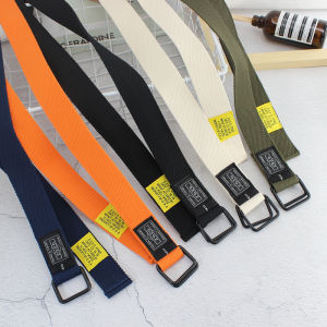 เข็มขัดผ้าใบสำหรับผู้ชายและผู้หญิง เข็มขัดหนังตกแต่งสำหรับใส่กับกางเกงยีนส์และกางเกงทำงาน เข็มขัดผ้าใบสำหรับเยาวชน เข็มขัดแบบอเนกประสงค์