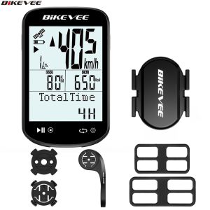 2-in-1 Bike Computer Speed Cadence Sensor Bluetooth&ANT+ Wireless RPM Cycling Speed Sensor for Wahoo/Coosporide/Garmin/Pelotn