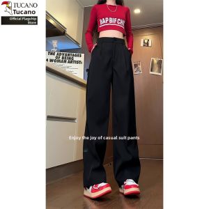 TUCANO | Elegant High Slimming Wide Leg Casual Trousers
