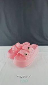 Sandal Wanita Elegan Sandal Jelly Slop Wedges / Premium Platform EVA Slip On Model Baru - 6037