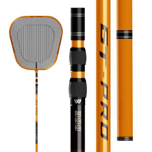woding | Carbon Ultra Lightweight Strong Netting Rod for Big Fish