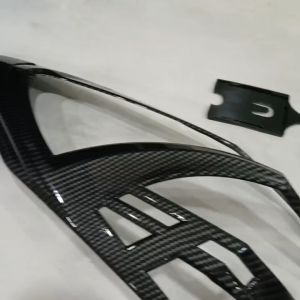 Paket Cover Garnish Lampu Depan Dan Belakang Mobil All New Terios 2018 - 2024 Carbon