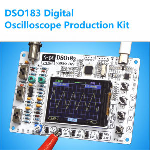 DC5V DSO183 Digital Oscilloscope DIY Loose Parts Teaching Practical Training Electronic Production Kit 0-500KHz Type C Interface