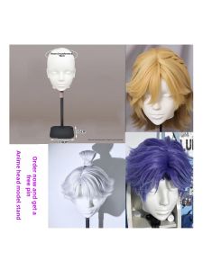 Anime Hairdoll Head Model Stand Display Mannequin Placement Fake Hair Styling Cosplay Two-Dimensional Skeleton Support