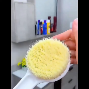 MELEDE Japanese Bath Brush Long Handle Soft Hair Bath Brush Back Rubbing Body Scrubbing Gods Rub