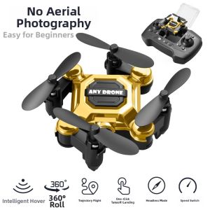 Mini Drone Remote Control Aircraft Photography Flying Device Small Childrens Toy Micro Helicopter Transforming Electric Toy for Teens
