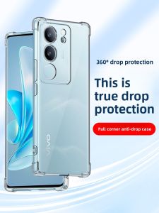 RISEOUS | Anti-Shock Silicone Transparent Protective Case for vivo S18