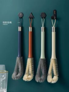 2024 Chổi Cốc Mới Chổi Rửa Cốc Chổi Làm Sạch Máy Xay Đậu Nành Chổi Dài Chuyên Dụng Cho Máy Xay Tường Cốc Chổi Cốc