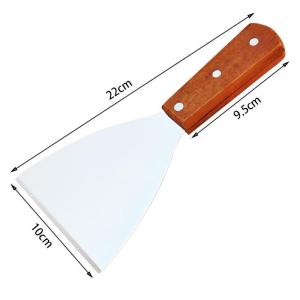 Dao Lật Góc Phẳng Dùng Để Nấu Ăn Thép Không Gỉ Tay Cầm Gỗ