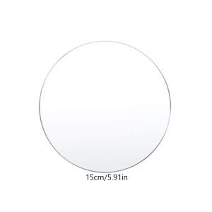 4 Sizes Round Acrylic Cake Discs Boards Topper Reusable Perspex Disk Base for Trimming Decorating Supplies 10226