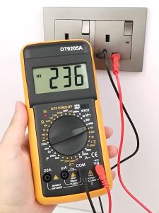đồng hồ đo điện đa năngBộ 1 Đồng hồ đo vạn năng Excel DT9205A Thích hợp cho thợ điện tử hay học sinh sinh viên học tập gửi pin