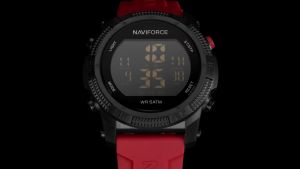 NAVIFORCE Brand Original Men Fashion Watch Water Resistant Personality Wristwatches Luxury Silicone Strap Electronic Clock 2024