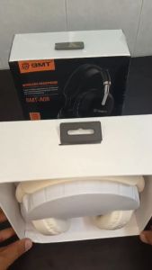 BMT A08 Fon Kepala Bluetooth Bass Tambahan Fon Kepala Tanpa Wayar Pengurangan Bunyi Kualiti Bunyi Tinggi Fon Kepala Dengan Mikrofon dan Kawalan Volum Untuk Telefon Pintar dan Tablet