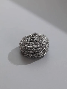 Stainless Steel Wire Ball Sponge / Cleaner Cleaning Ball Kitchen Dapur / Scrubbing Sponge Scrubber Star Kitchen Cleaning