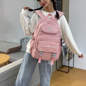 Large-capacity High School Student Backpack Ins Japanese Schoolbag Female Korean Girl Backpack Men