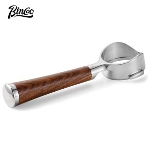 BINCOO เครื่องชงกาแฟเครื่องทำกาแฟไม่มีหูหิ้วขนาด58มม./51มม. อเนกประสงค์มือจับกลวงชงกาแฟ