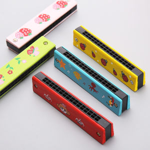 QAT | Childrens Early Learning Toy Double-row 16 Hole Harmonica