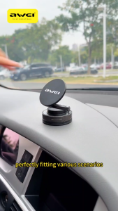 Awei X89 Car Holder Magnetic Holder Suction Cup Magnetic Portable Phone Stand Phone Holder Car Phone Holder Awei Holder