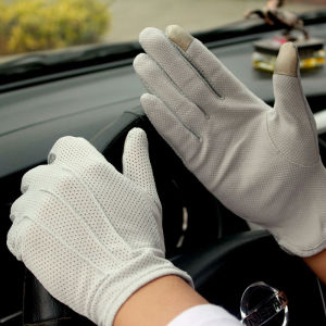 Touch-Screen Sunscreen Gloves for Men in Summer Are thin Breathable Outdoor Touch-controlled Non-slip and Sweat-absorbent
