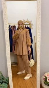 PROMO TERMURAH ZAHIRA ONE SET CRINKLE MIX BRUKAT / ON SET JUMBO CRINKLE PREMIUM MOTIF POLOS / TULUS SIGNATURE NUMA SET/ SETELAN