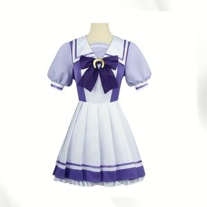 Uma Musume Pretty Derby Toukai Teiou ชุดกะลา ชุดคอสเพลย์ ชุดกะลา สีทอง ชุด 50 ปริมาณ 11.5cm