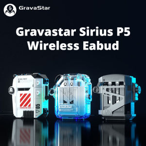 Original Gravastar Sirius P5 Bluetooth 5.2 หูฟัง ENC ลดเสียงรบกวนหูฟังไร้สาย Latency ต่ำหูฟังสำหรับเล่นเกม