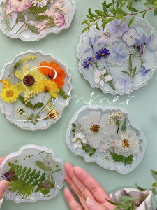 Crystal Teardrop Jelly สําหรับ DIY Handmade Crafting รูปร่างไม่สม่ําเสมอถ้วย Coaster เครื่องมือที่สมบูรณ์แบบสําหรับอุปกรณ์อบสดใหม่