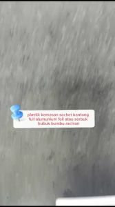 PVM-009 7 x 10 cm per 100 lembar Kemasan Sachet Serbuk Kopi Bumbu Racikan Sambel Aluminium Foil